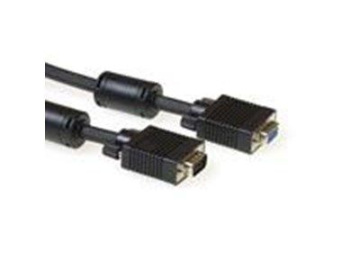 ACT VGA extension cable male-female - 1.8 meter - Black
