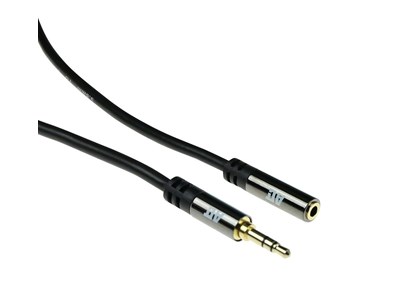 ACT 3.5mm audio cable - Male-female - 2 Meter