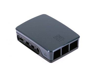 Raspberry Pi 4 Case - Zwart/Grijs