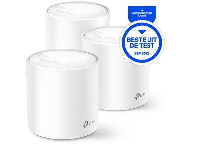TP-Link AX3000 Whole Home Mesh Wi-Fi System Deco X60 (3-pack)