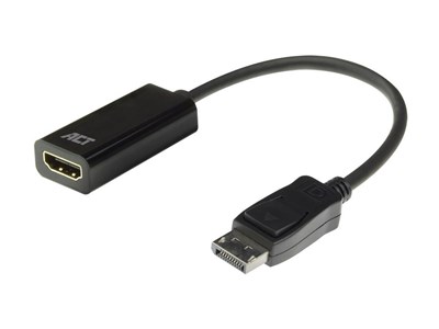 ACT AC7555 adapter - DisplayPort to HDMI - 0,15 meter