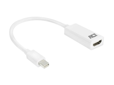 ACT Mini DisplayPort to HDMI-A adapter - White