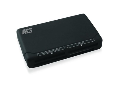ACT card reader USB 2.0 - Black