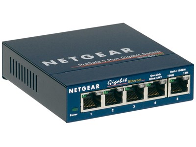 NETGEAR Gigabit Ethernet switch Prosafe GS105 - 5 Ports